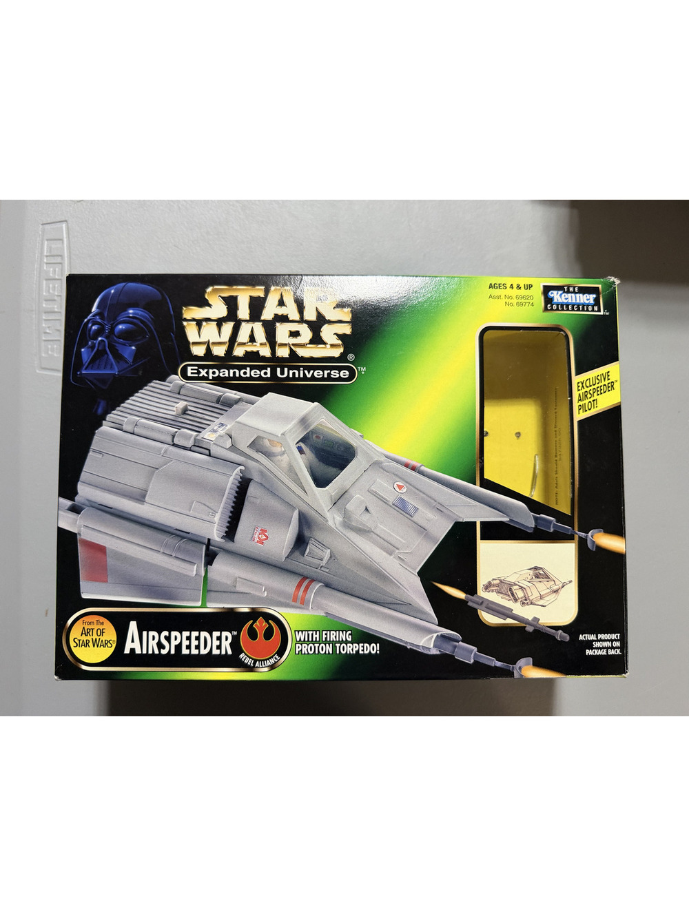 Star Wars Expanded Universe Airspeeder Kenner 1998 Boxed NO AIRSPEEDER PILOT